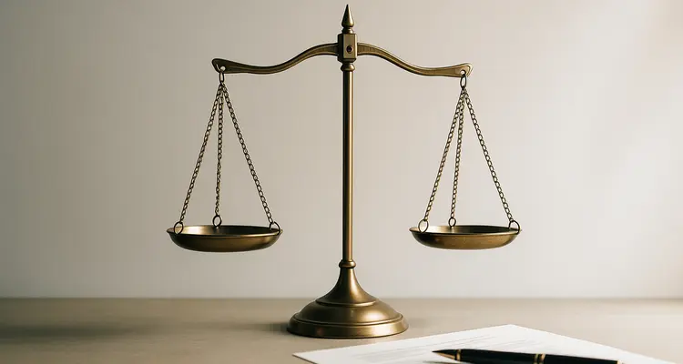 a scale of justice with some legal documents next to it from Houston Lemon Law Lawyer A in Katy, TX - Katy TX